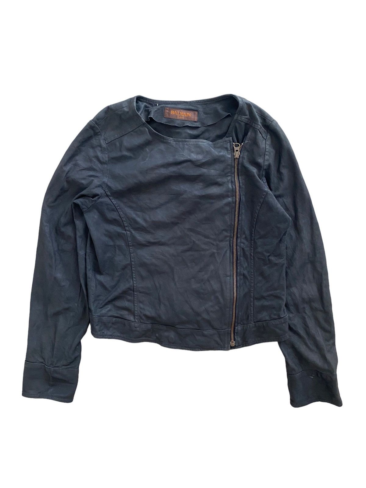 Balmain × Seditionaries Vintage BALMAIN Biker Jacket nice design Size ONE SIZE - 3 Thumbnail