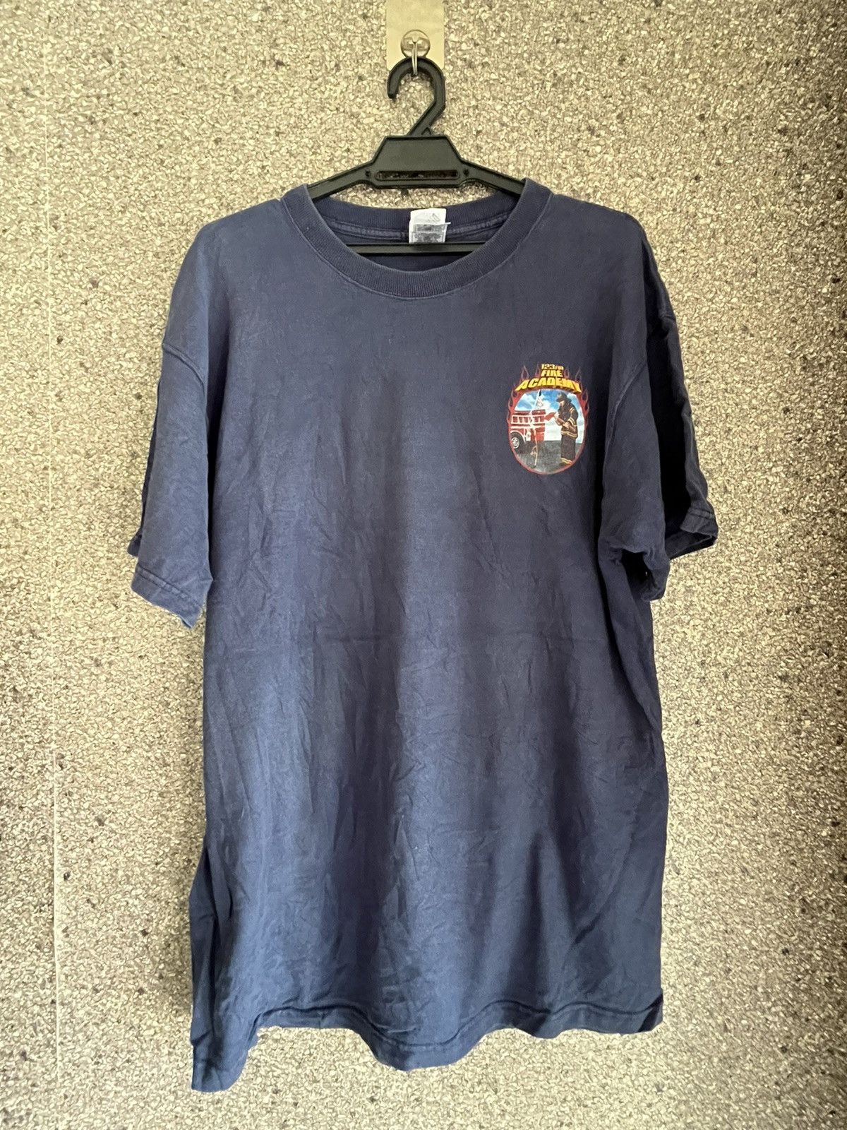 Image of Vintage Fire Academy Ft16 in Navy, Men's (Size XL)