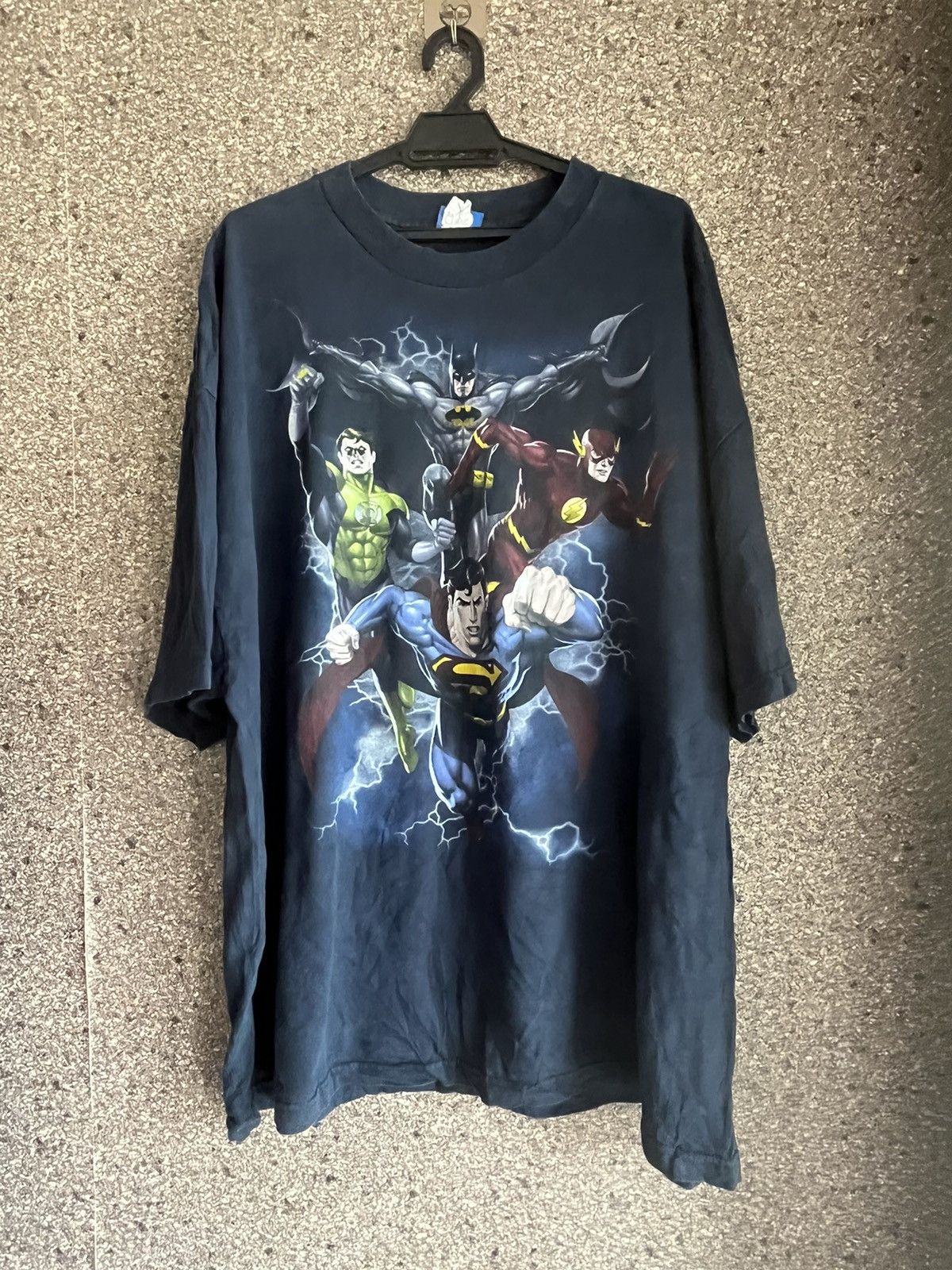 image of Justice League Ft15 in Navy, Men's (Size 2XL)