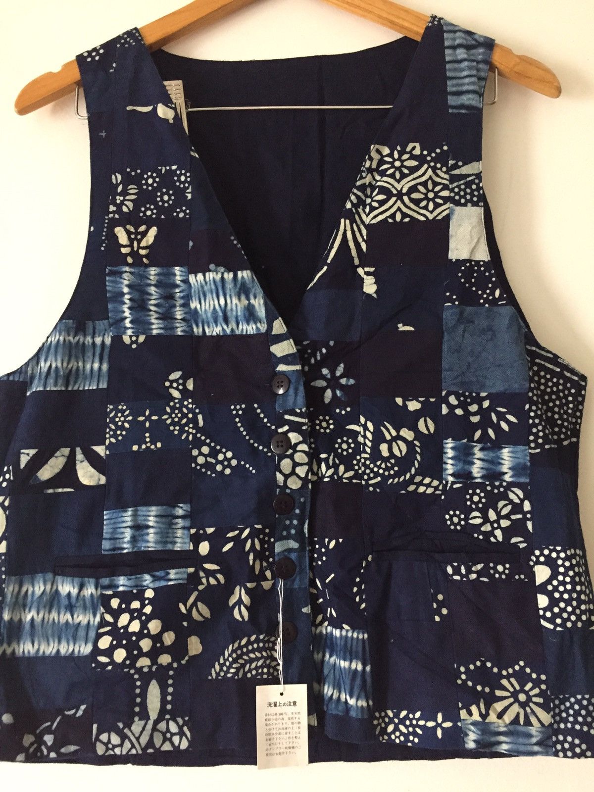 Blue Blue Japan × Japanese Brand Rare vest Art indigo style kapital designer Size US M / EU 48-50 / 2 - 2 Thumbnail