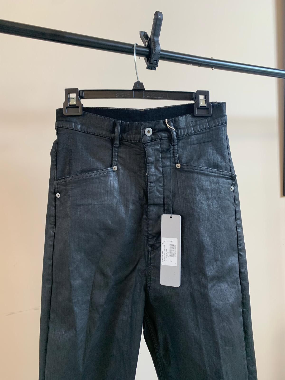 Rick Owens × Rick Owens Drkshdw Dustulator Denim Pants in Black Size US 31 - 5 Thumbnail
