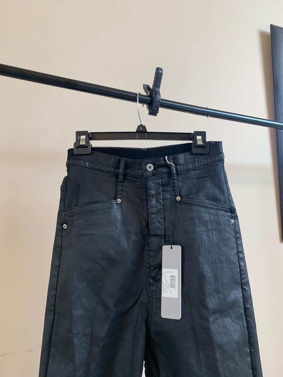 Rick Owens × Rick Owens Drkshdw Dustulator Denim Pants in Black Size US 31 - 4 Thumbnail