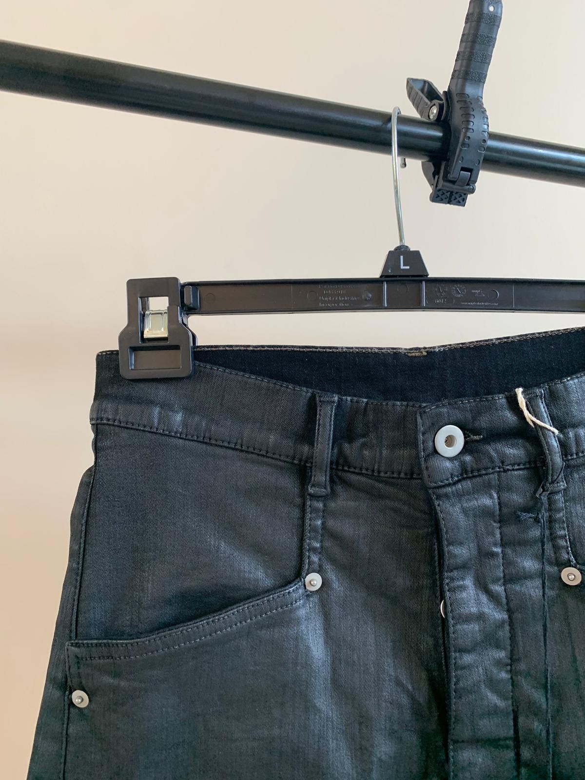 Rick Owens × Rick Owens Drkshdw Dustulator Denim Pants in Black Size US 31 - 9 Thumbnail
