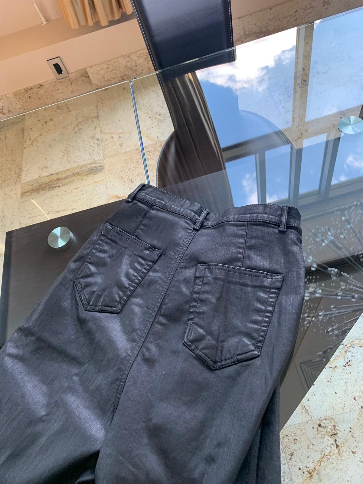 Rick Owens × Rick Owens Drkshdw Dustulator Denim Pants in Black Size US 31 - 10 Thumbnail