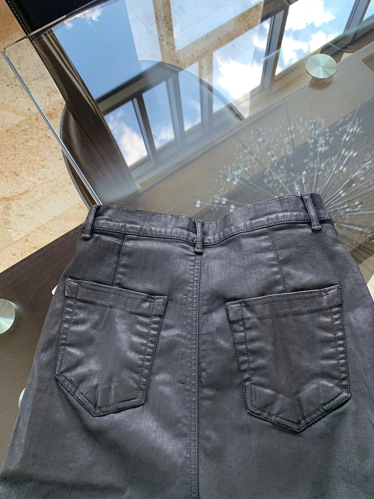 Rick Owens × Rick Owens Drkshdw Dustulator Denim Pants in Black Size US 31 - 12 Thumbnail