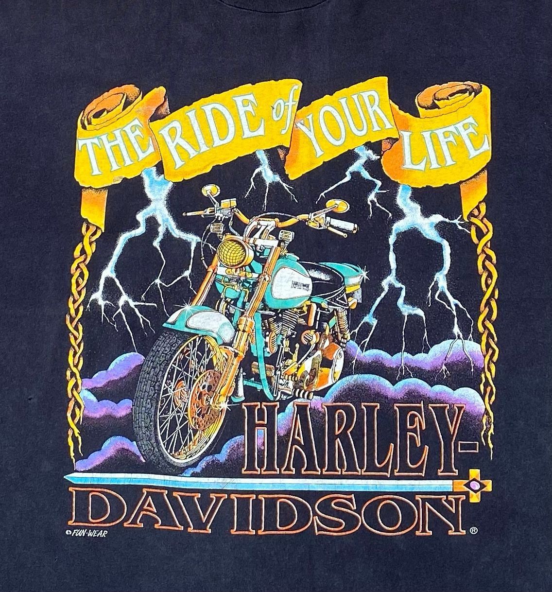 Harley Davidson × Vintage Vintage Tee D 36 harley davidson Size US XL / EU 56 / 4 - 2 Thumbnail