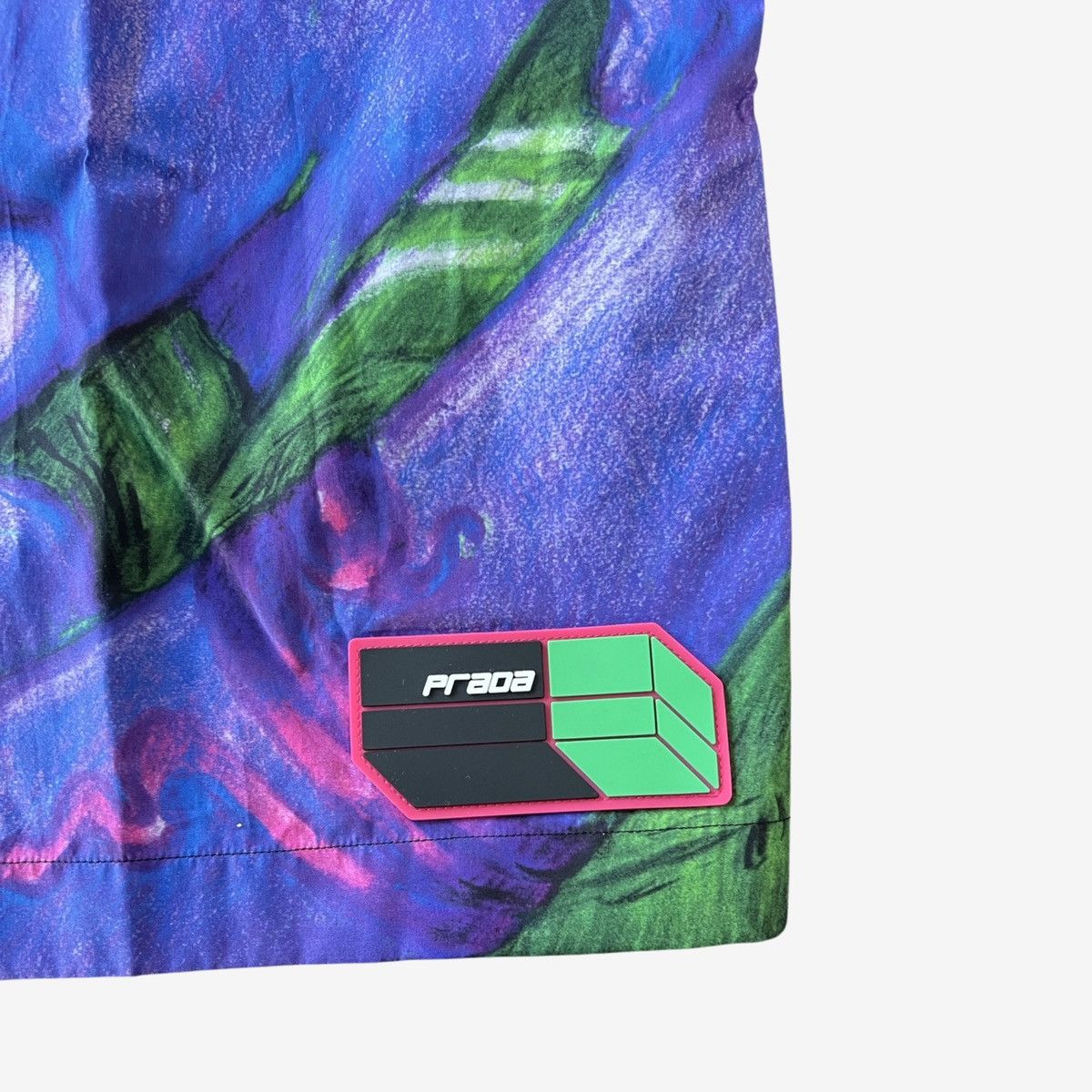 Prada *RARE* Prada FW18 Impossible True Love Green Bowling Shirt Size US S / EU 44-46 / 1 - 6 Thumbnail