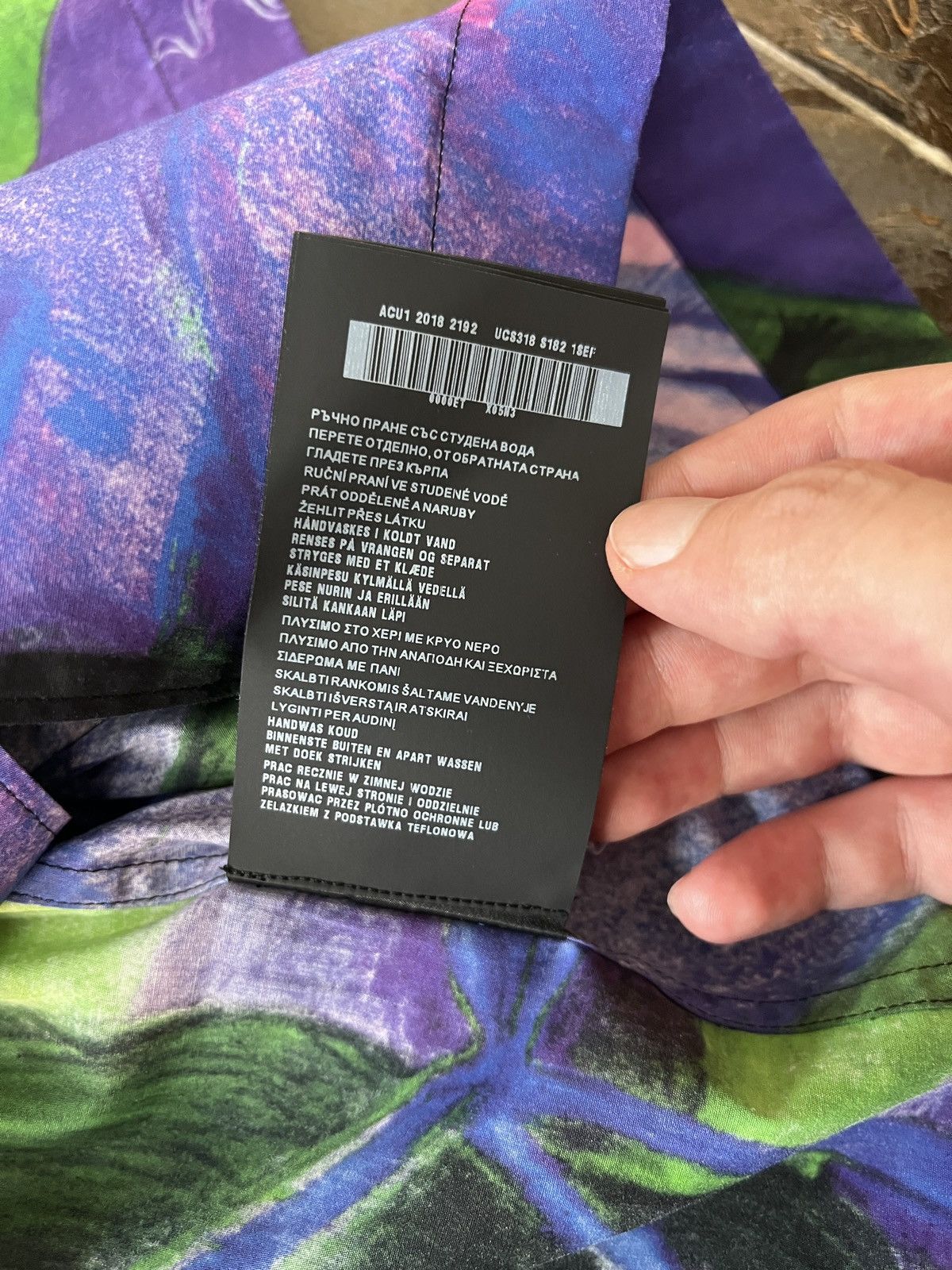 Prada *RARE* Prada FW18 Impossible True Love Green Bowling Shirt Size US S / EU 44-46 / 1 - 5 Thumbnail