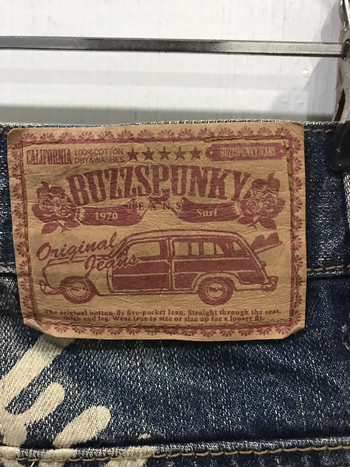 Japanese Brand STATEMENT.P🔥BUZZSPUNKY Tokyo Distressed PUNK Patches Denim Size US 29 - 10 Thumbnail