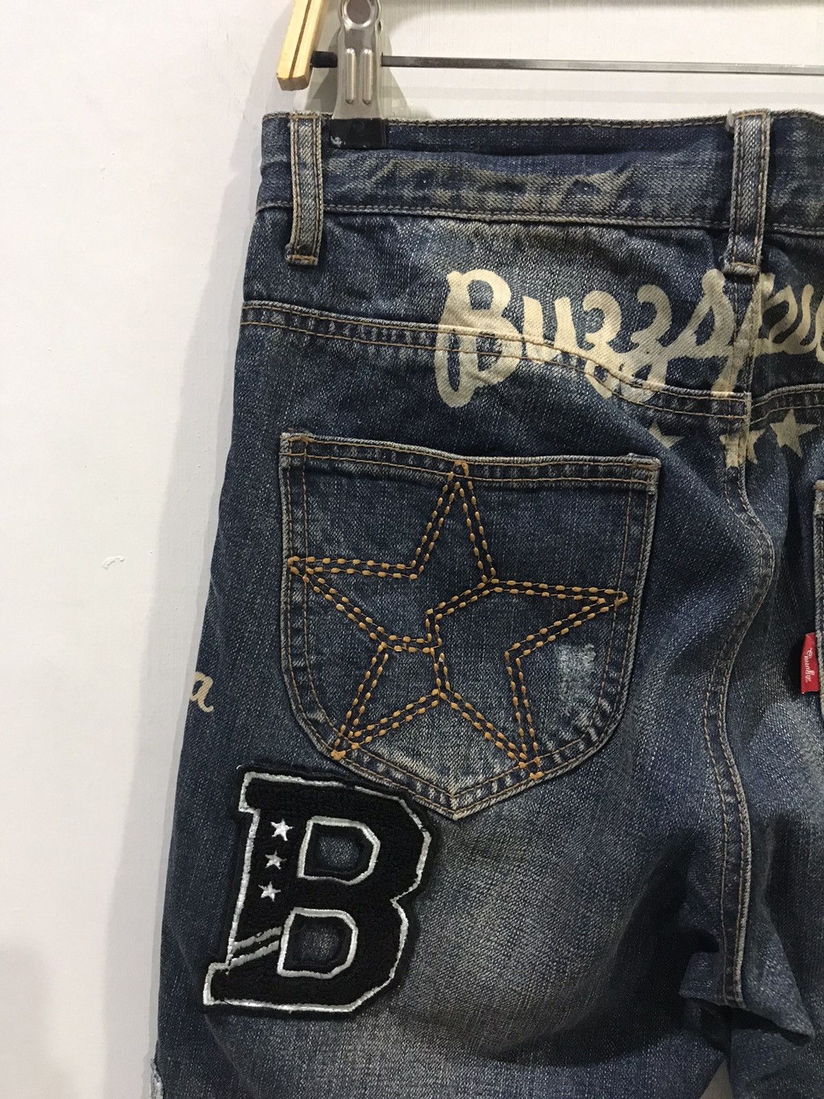 Japanese Brand STATEMENT.P🔥BUZZSPUNKY Tokyo Distressed PUNK Patches Denim Size US 29 - 13 Thumbnail