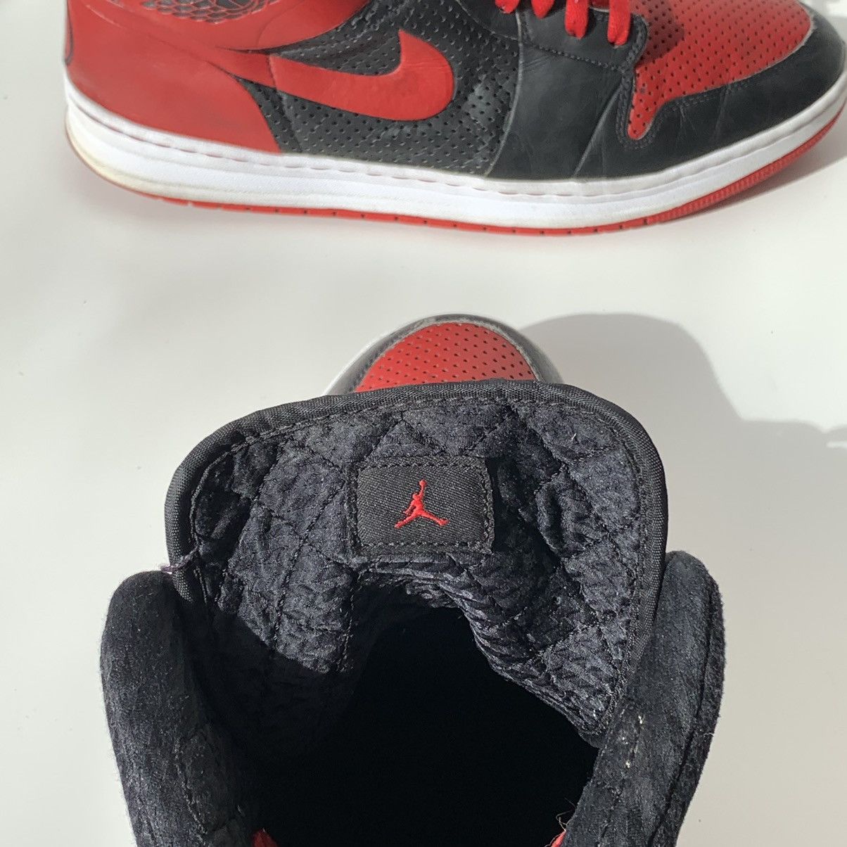 Jordan Brand 2009 Nike Jordan Alpha 1 Bred Size US 13 / EU 46 - 14 Thumbnail
