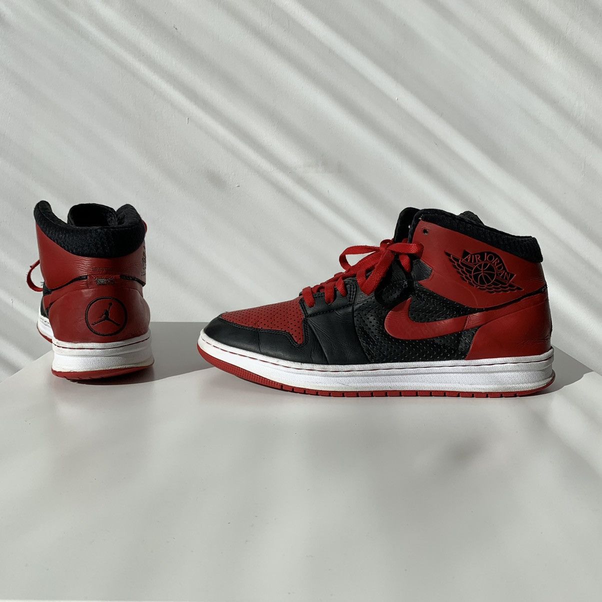 Jordan Brand 2009 Nike Jordan Alpha 1 Bred Size US 13 / EU 46 - 4 Thumbnail