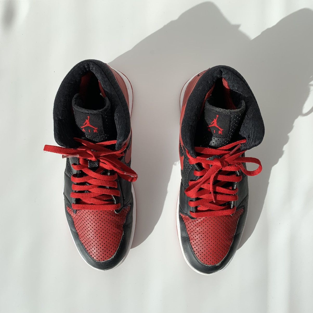Jordan Brand 2009 Nike Jordan Alpha 1 Bred Size US 13 / EU 46 - 5 Thumbnail