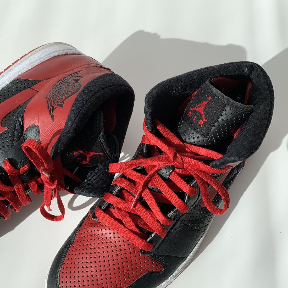 Jordan Brand 2009 Nike Jordan Alpha 1 Bred Size US 13 / EU 46 - 6 Thumbnail