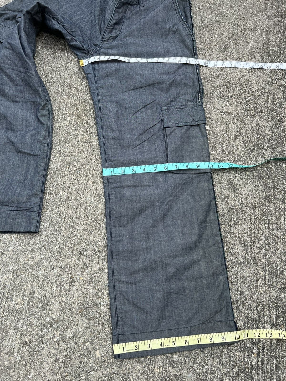 Issey Miyake Issey Miyake Plantation Lining Tartan Cut Out Cargo Trouser Size US 29 - 3 Thumbnail