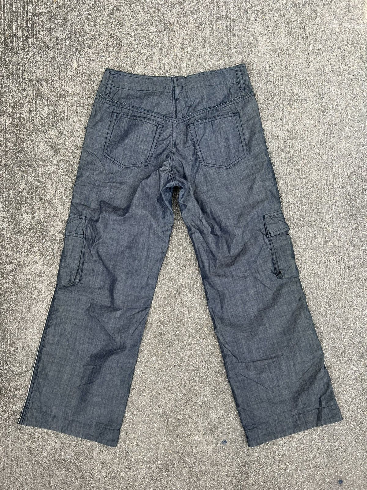Issey Miyake Issey Miyake Plantation Lining Tartan Cut Out Cargo Trouser Size US 29 - 5 Thumbnail