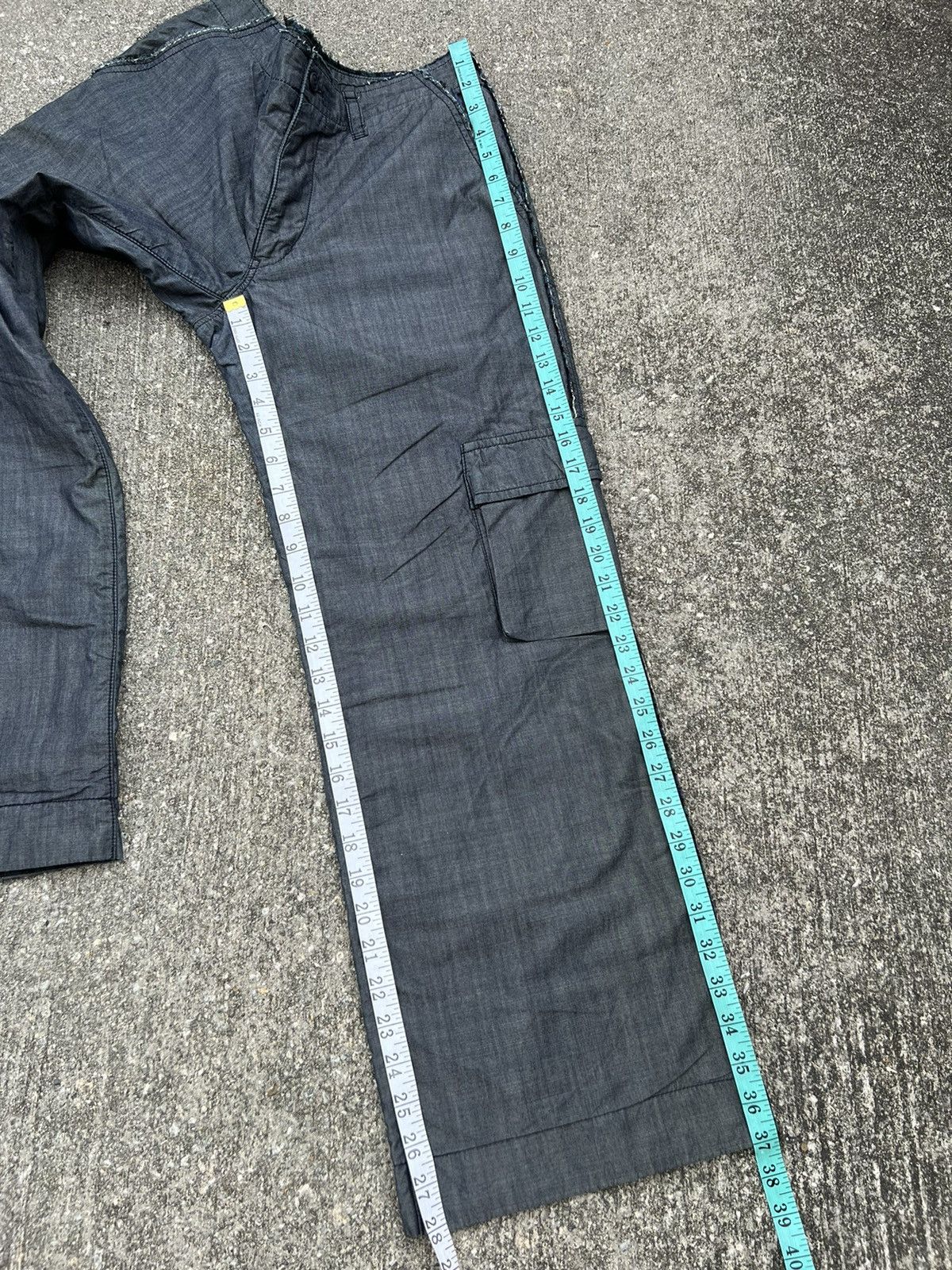Issey Miyake Issey Miyake Plantation Lining Tartan Cut Out Cargo Trouser Size US 29 - 4 Thumbnail
