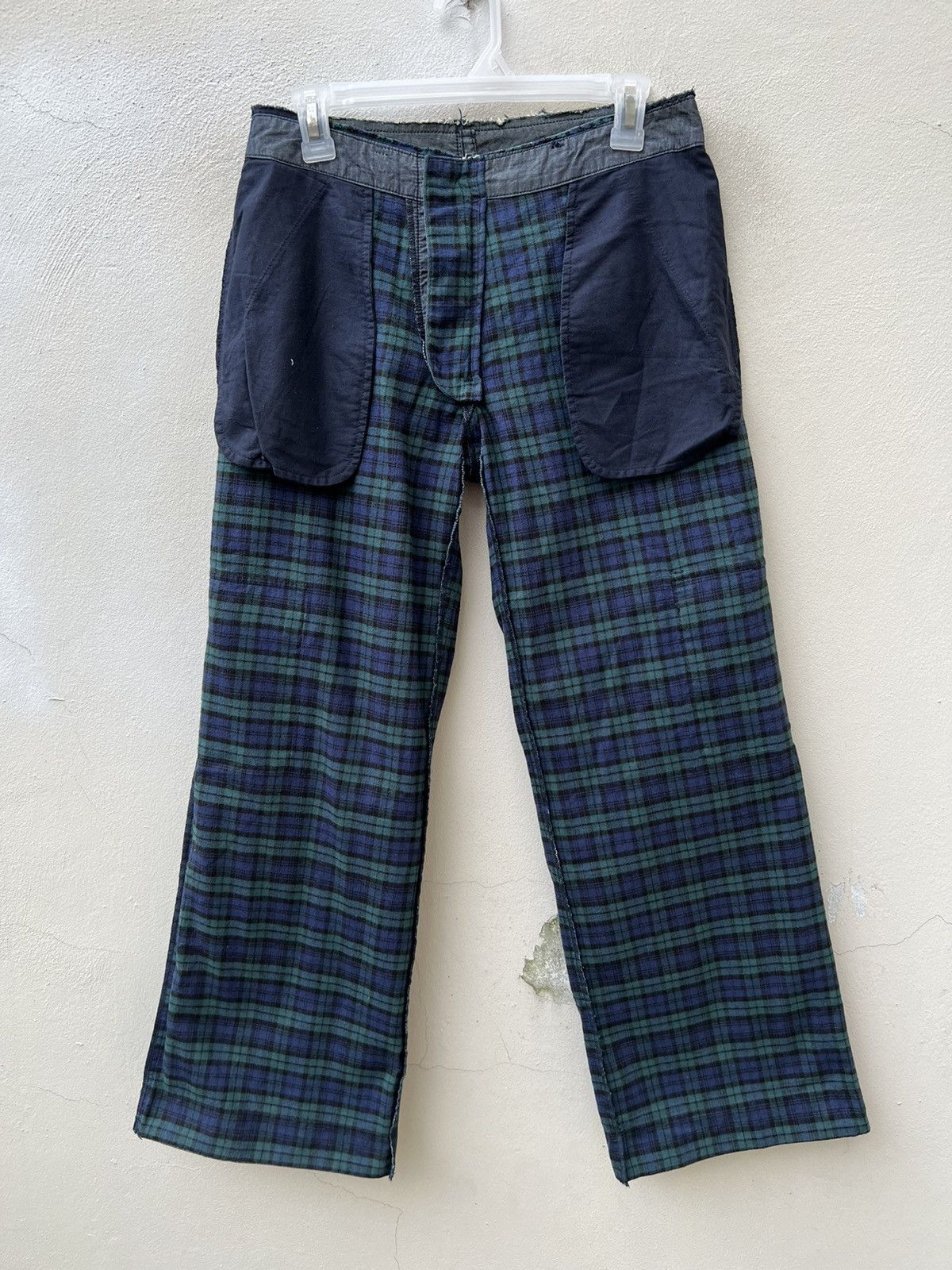 Issey Miyake Issey Miyake Plantation Lining Tartan Cut Out Cargo Trouser Size US 29 - 13 Thumbnail