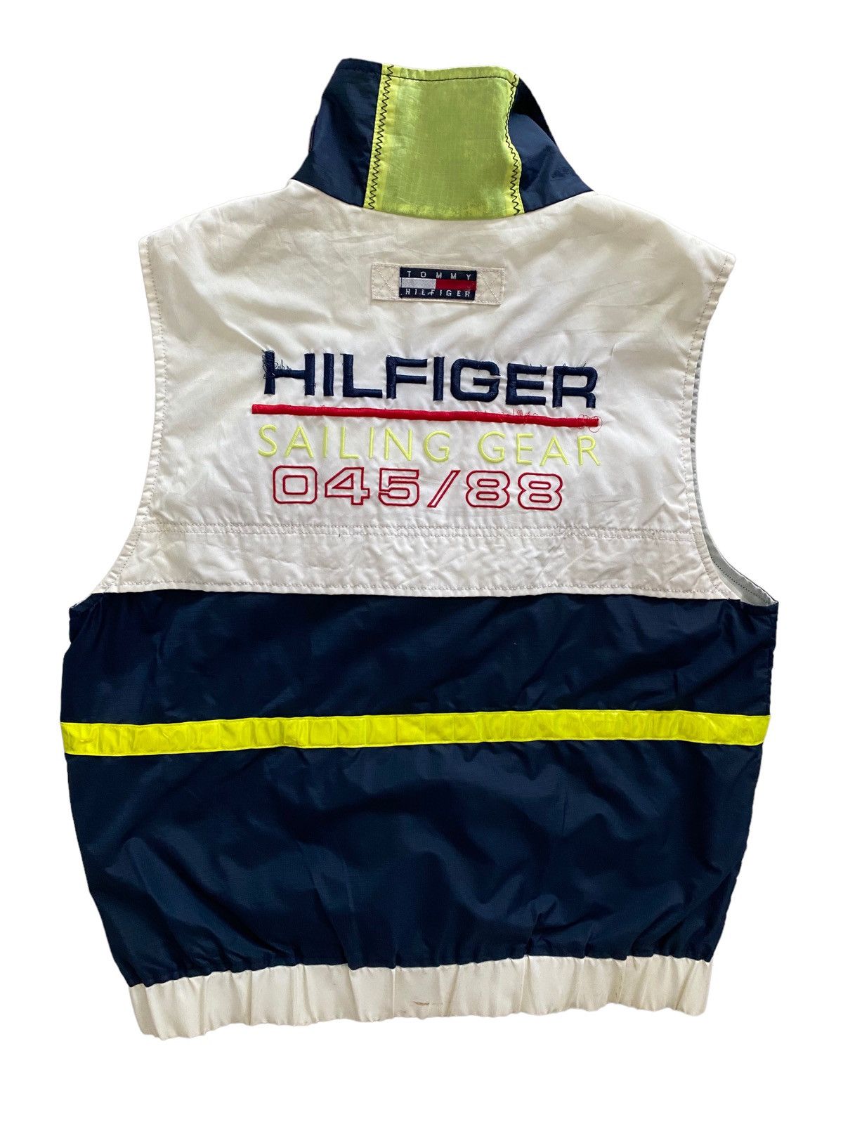Tommy Hilfiger × Vintage Vintage Tommy Hilfiger Sailing Gear ROBOT Vest nice design Size US L / EU 52-54 / 3 - 3 Thumbnail
