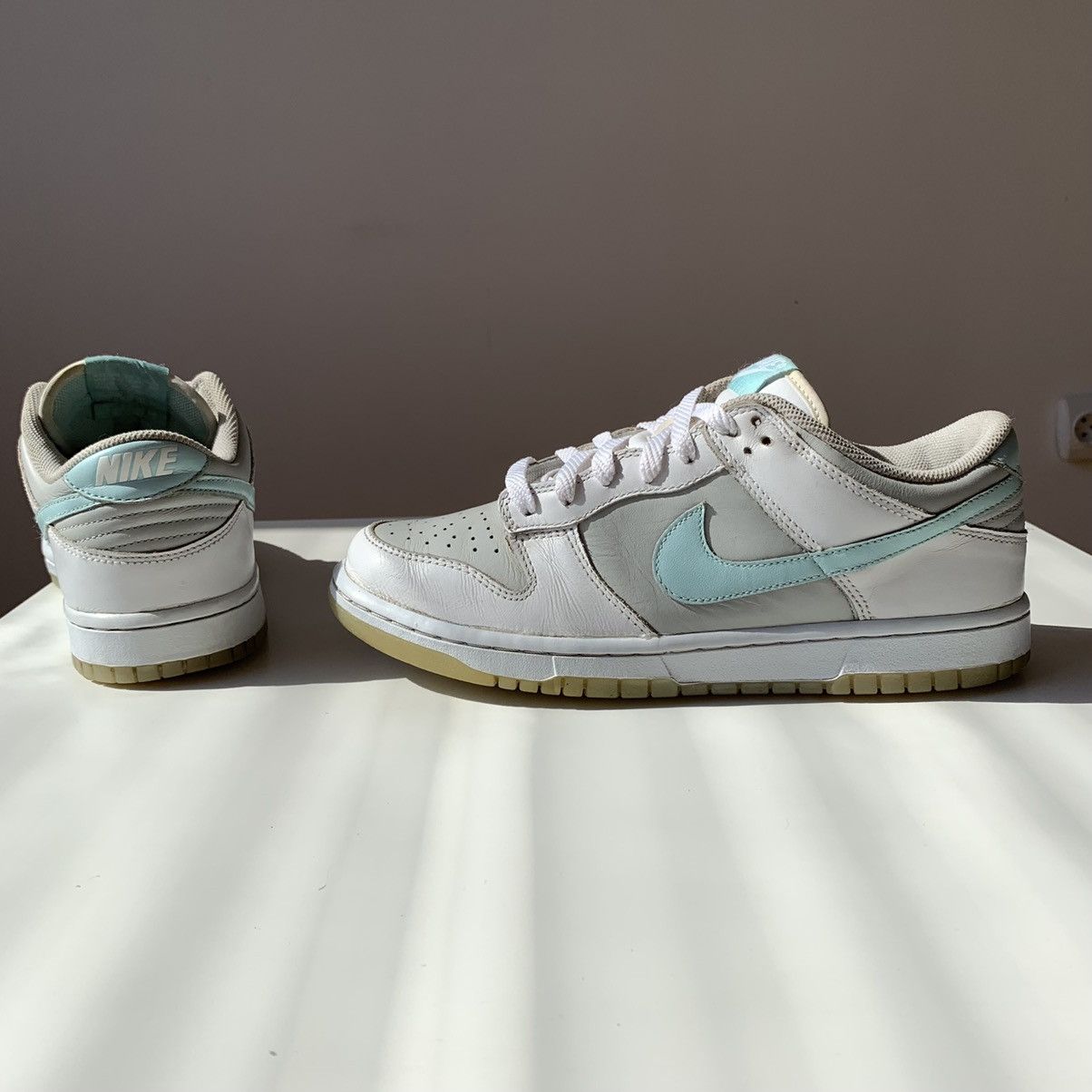 Nike 2005 Nike Dunk Low Ice Blue Neutral Grey White / Baby Blue Size US 7.5 / EU 40-41 - 4 Thumbnail