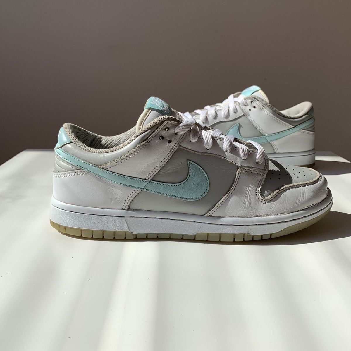 Nike 2005 Nike Dunk Low Ice Blue Neutral Grey White / Baby Blue Size US 7.5 / EU 40-41 - 3 Thumbnail