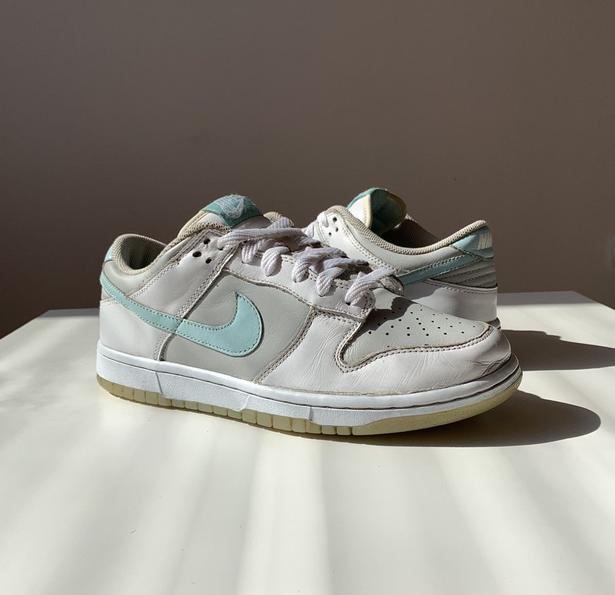 Nike 2005 Nike Dunk Low Ice Blue Neutral Grey White / Baby Blue Size US 7.5 / EU 40-41 - 10 Thumbnail