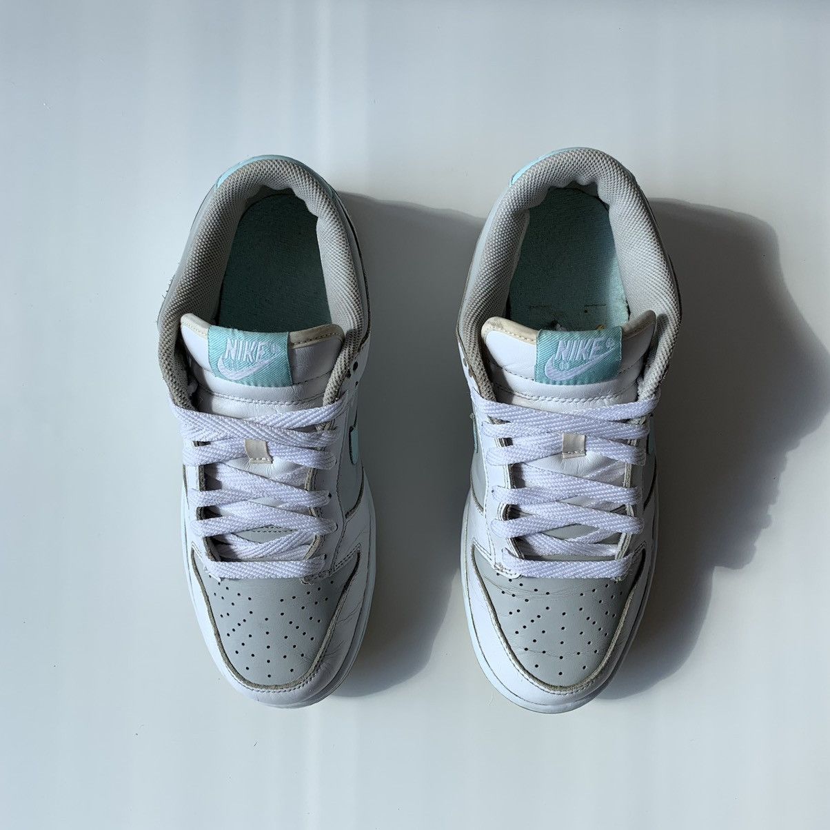 Nike 2005 Nike Dunk Low Ice Blue Neutral Grey White / Baby Blue Size US 7.5 / EU 40-41 - 5 Thumbnail