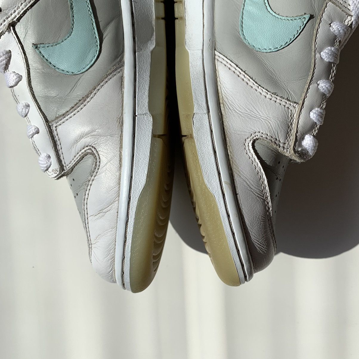 Nike 2005 Nike Dunk Low Ice Blue Neutral Grey White / Baby Blue Size US 7.5 / EU 40-41 - 12 Thumbnail