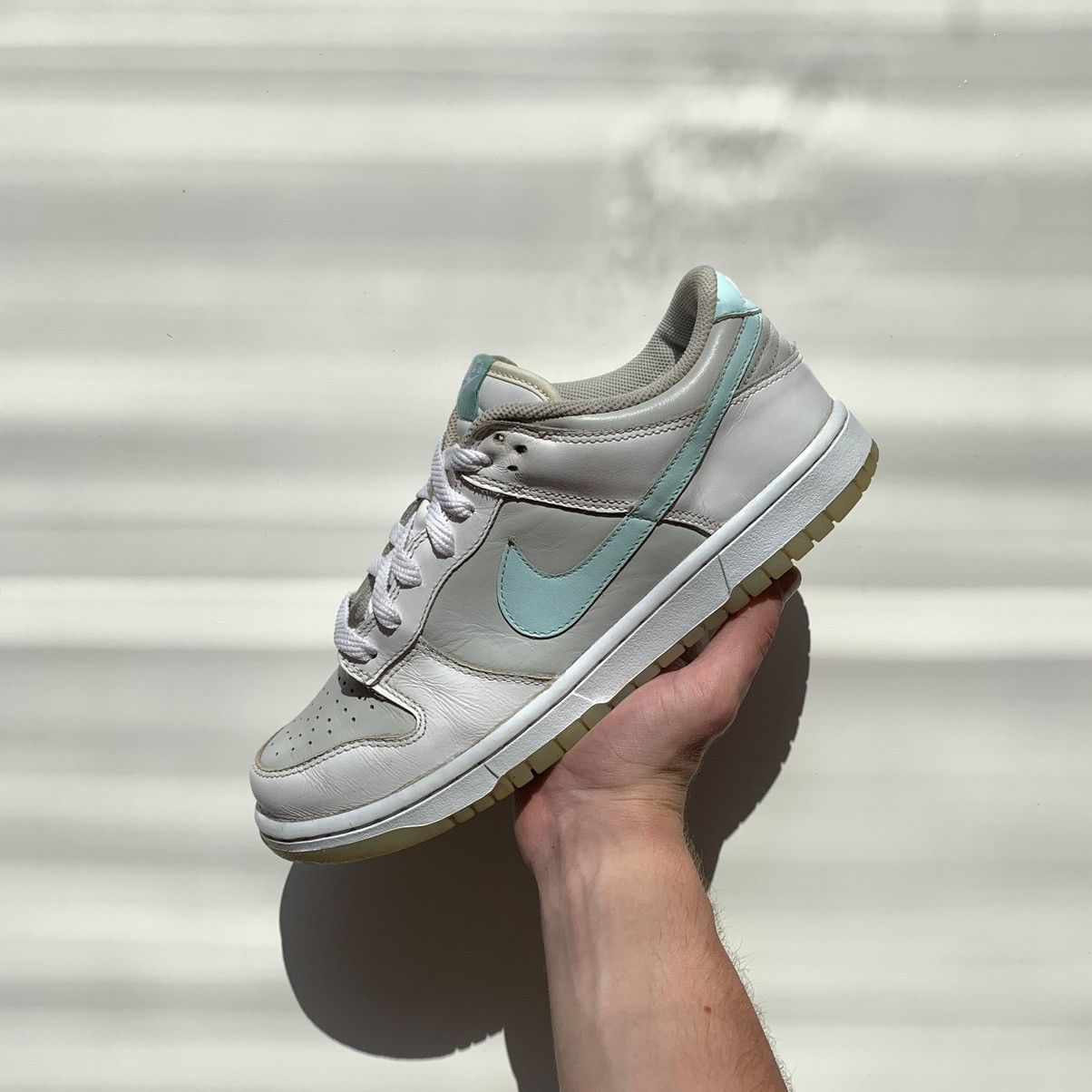 Nike 2005 Nike Dunk Low Ice Blue Neutral Grey White / Baby Blue Size US 7.5 / EU 40-41 - 9 Thumbnail