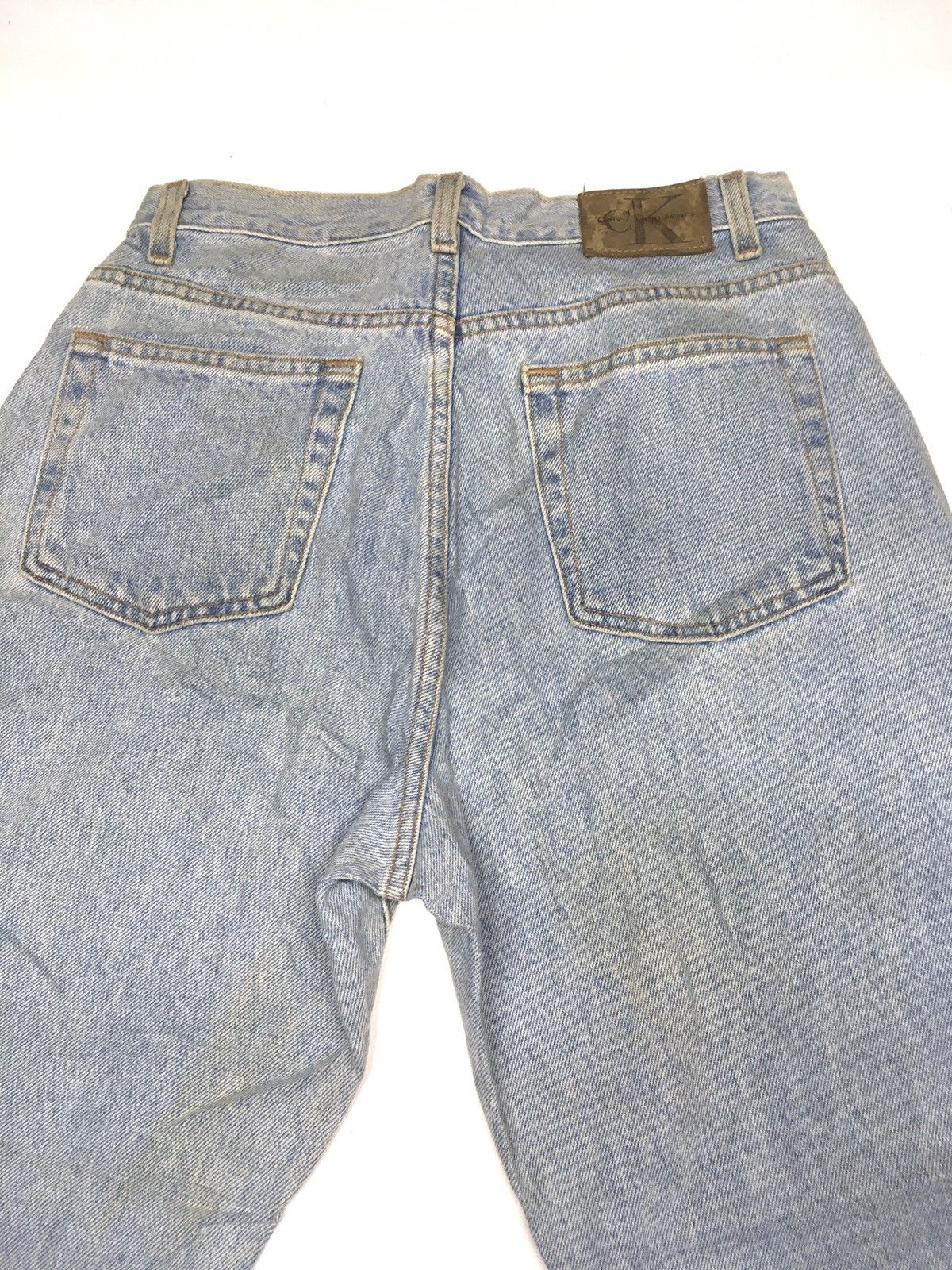 Calvin Klein × Vintage Vintage ‘80 Calvin Klein easy fit jean light wash blue deni Size US 29 - 6 Thumbnail