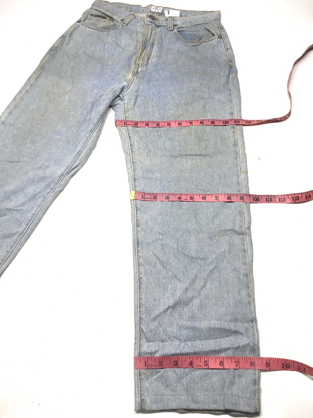 Calvin Klein × Vintage Vintage ‘80 Calvin Klein easy fit jean light wash blue deni Size US 29 - 4 Thumbnail