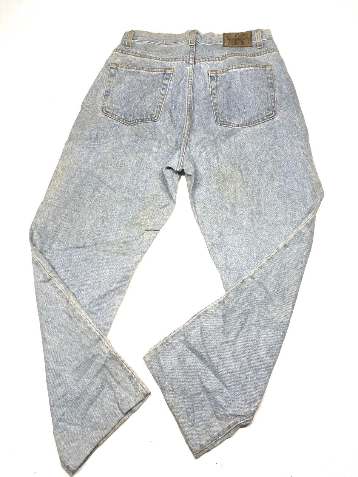 Calvin Klein × Vintage Vintage ‘80 Calvin Klein easy fit jean light wash blue deni Size US 29 - 11 Thumbnail