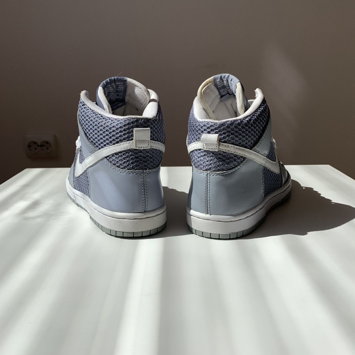 Nike SAMPLE 2004 Nike Dunk High Reflection 3M Cool Grey White Size US 7.5 / IT 37.5 - 9 Thumbnail