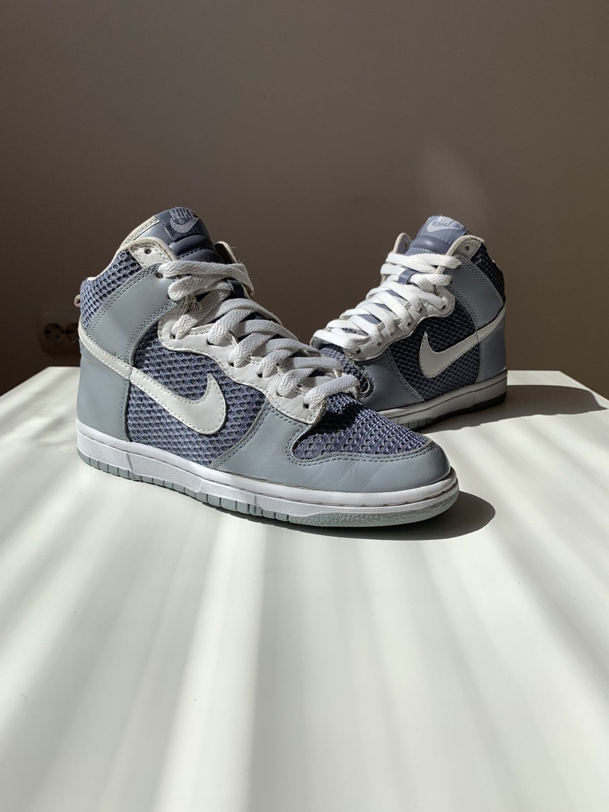 Nike SAMPLE 2004 Nike Dunk High Reflection 3M Cool Grey White Size US 7.5 / IT 37.5 - 3 Thumbnail