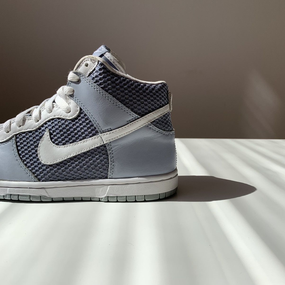 Nike SAMPLE 2004 Nike Dunk High Reflection 3M Cool Grey White Size US 7.5 / IT 37.5 - 14 Thumbnail