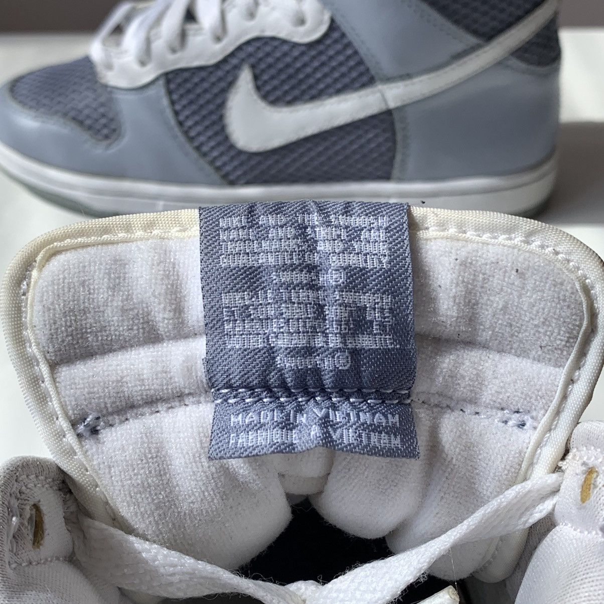 Nike SAMPLE 2004 Nike Dunk High Reflection 3M Cool Grey White Size US 7.5 / IT 37.5 - 17 Thumbnail