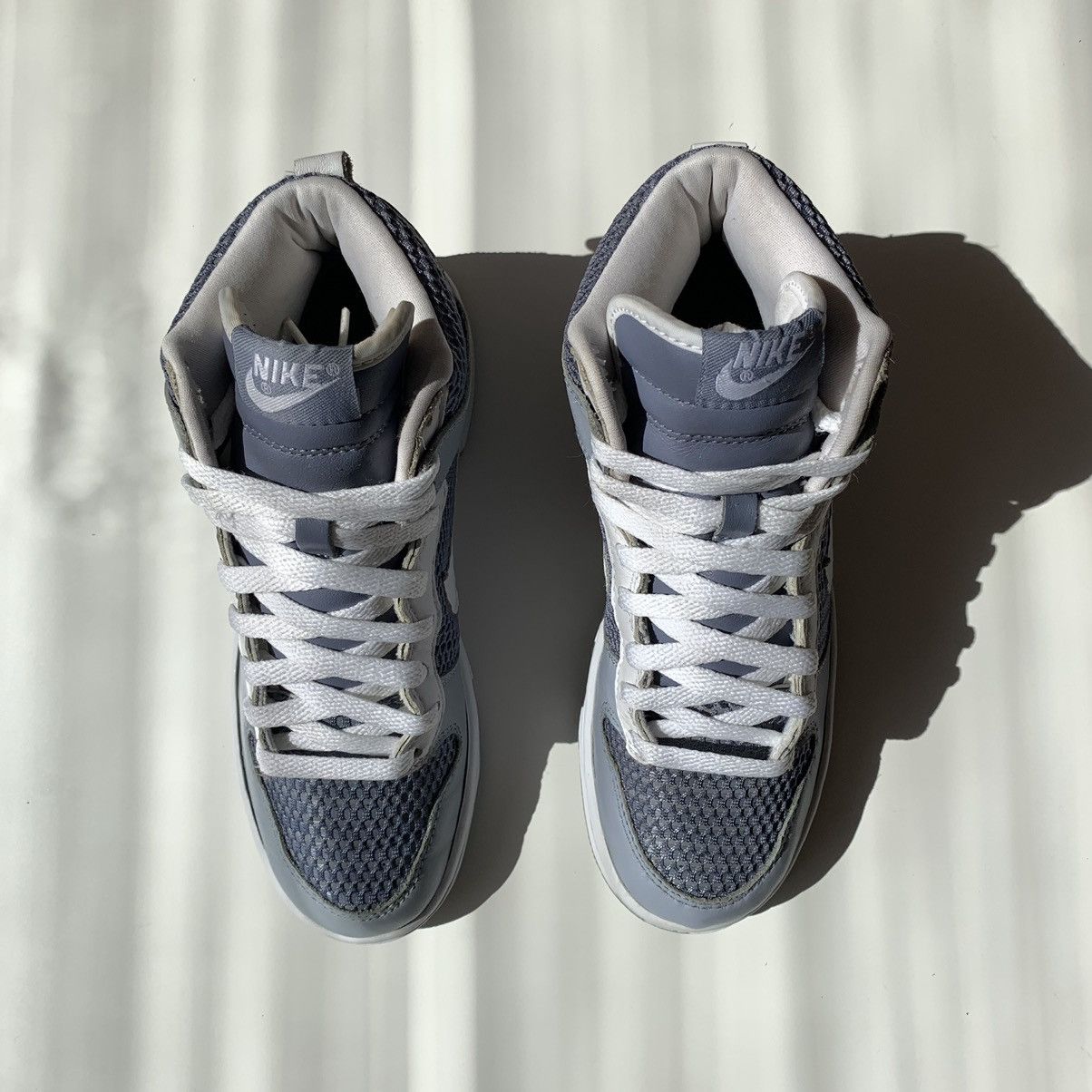 Nike SAMPLE 2004 Nike Dunk High Reflection 3M Cool Grey White Size US 7.5 / IT 37.5 - 6 Thumbnail