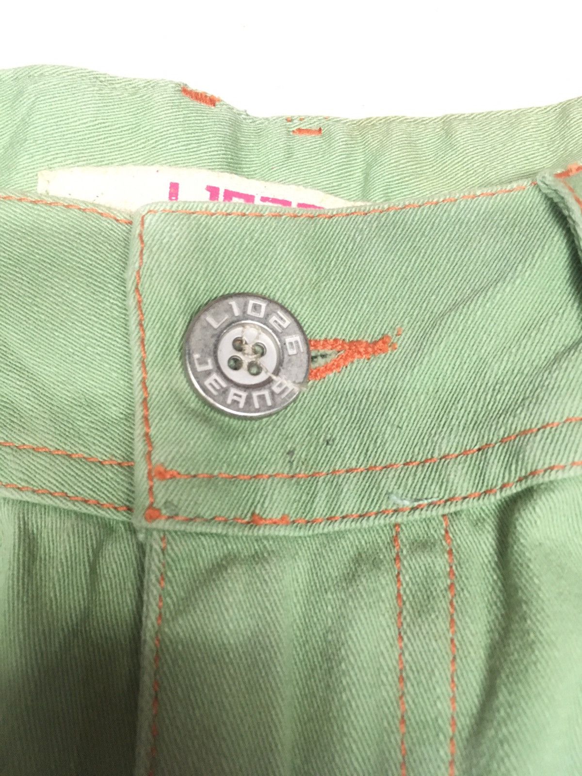Japanese Brand × Vintage L 1026 light green denim japan Size US 30 / EU 46 - 8 Thumbnail