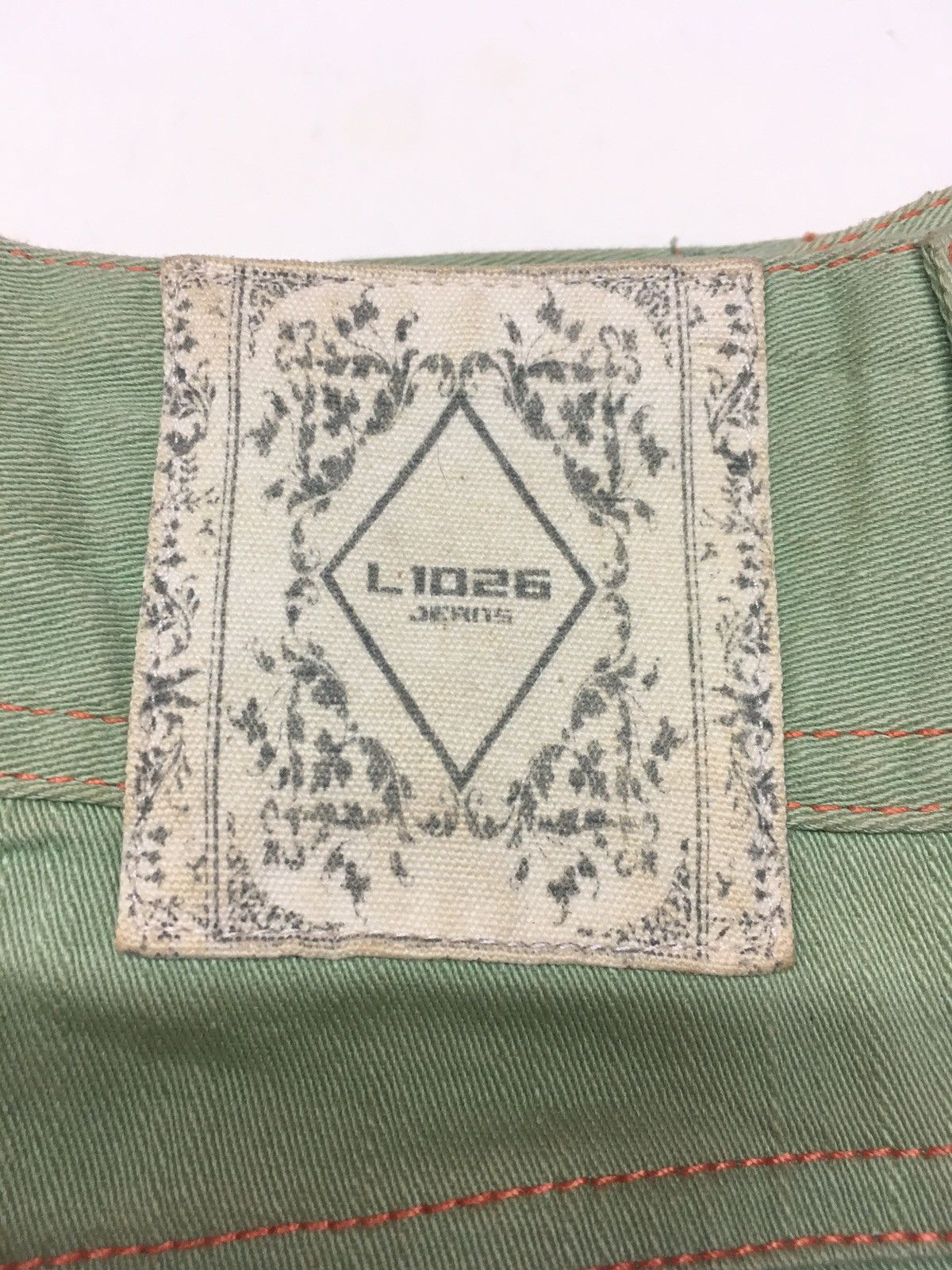Japanese Brand × Vintage L 1026 light green denim japan Size US 30 / EU 46 - 15 Thumbnail