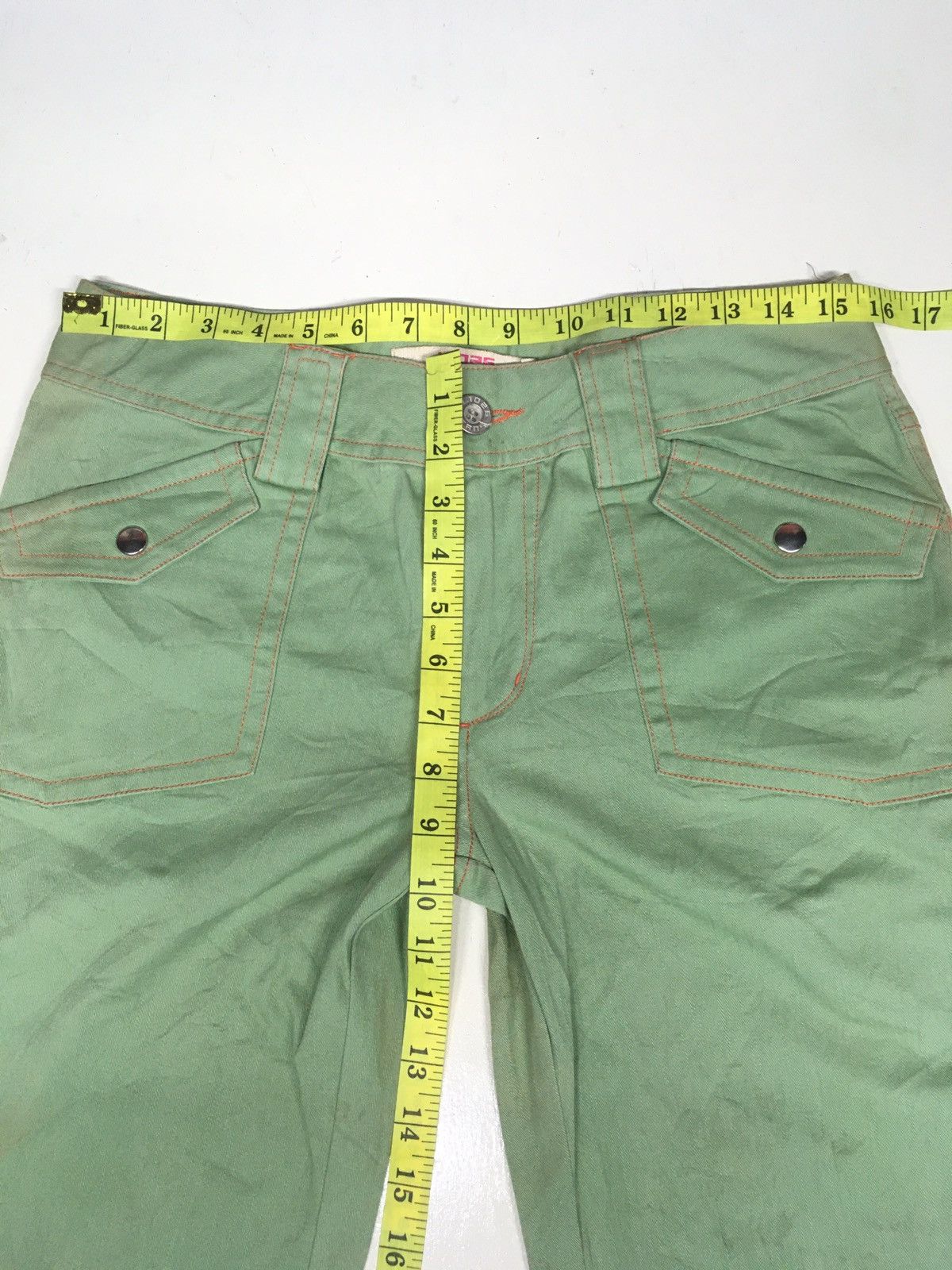 Japanese Brand × Vintage L 1026 light green denim japan Size US 30 / EU 46 - 3 Thumbnail