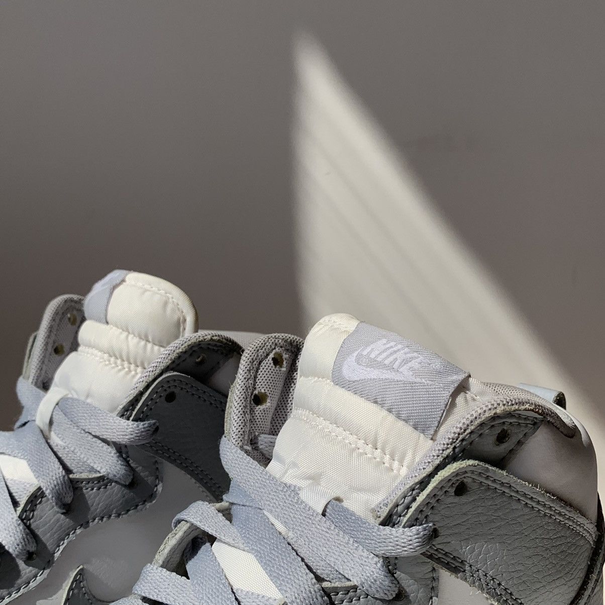Nike 2016 Nike Dunk High White Wolf Grey Size US 7 / IT 37 - 6 Thumbnail