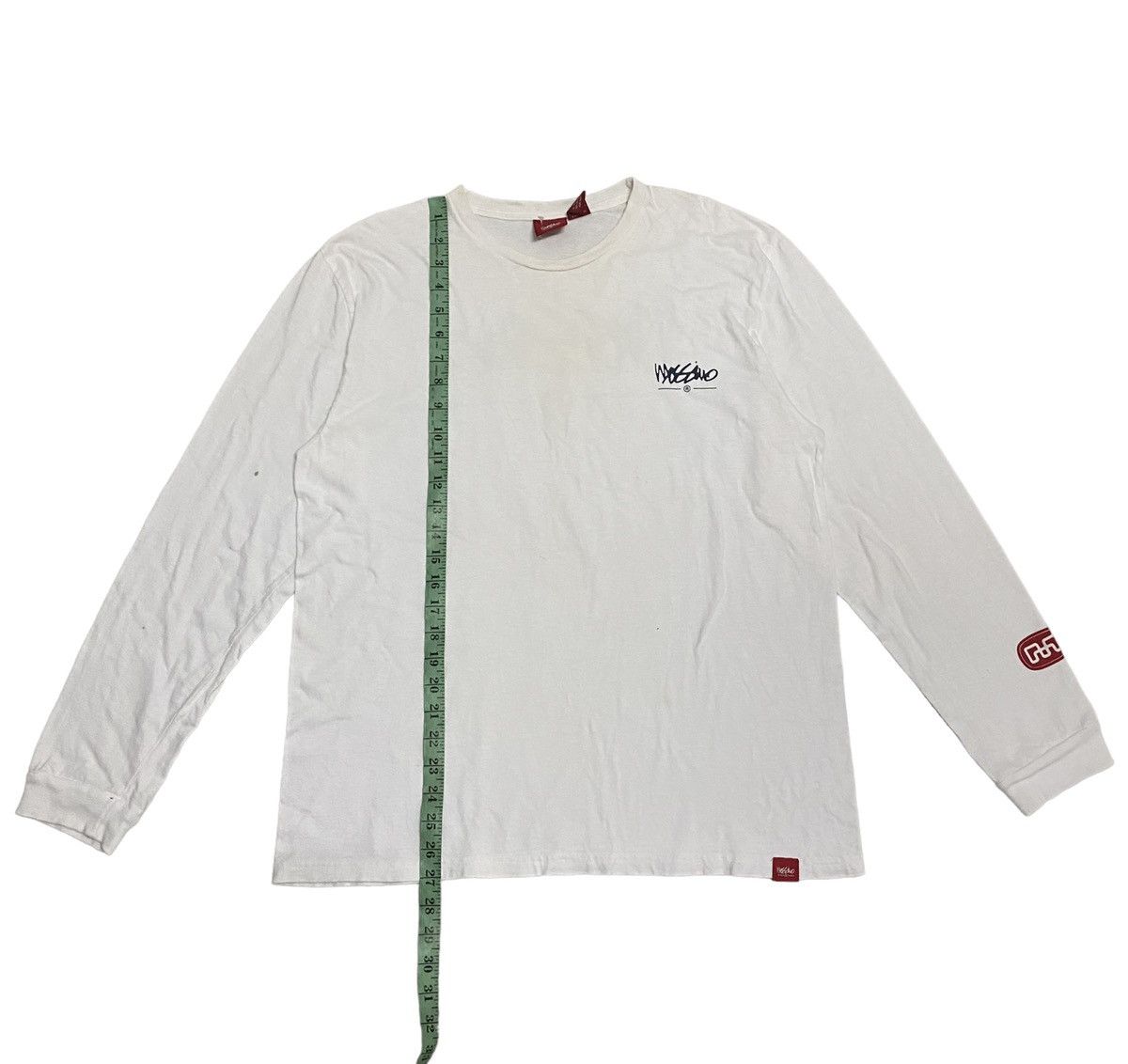 Mossimo × Vintage Vintage Mossimo BigLogo Longsleeve White Tee Size US M / EU 48-50 / 2 - 9 Thumbnail