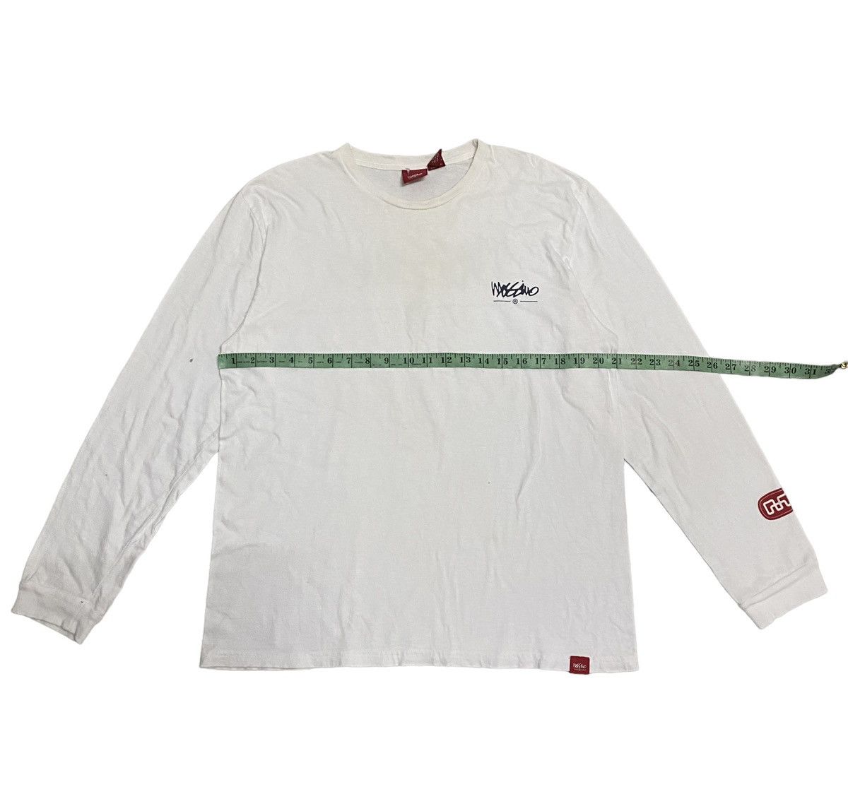 Mossimo × Vintage Vintage Mossimo BigLogo Longsleeve White Tee Size US M / EU 48-50 / 2 - 8 Thumbnail