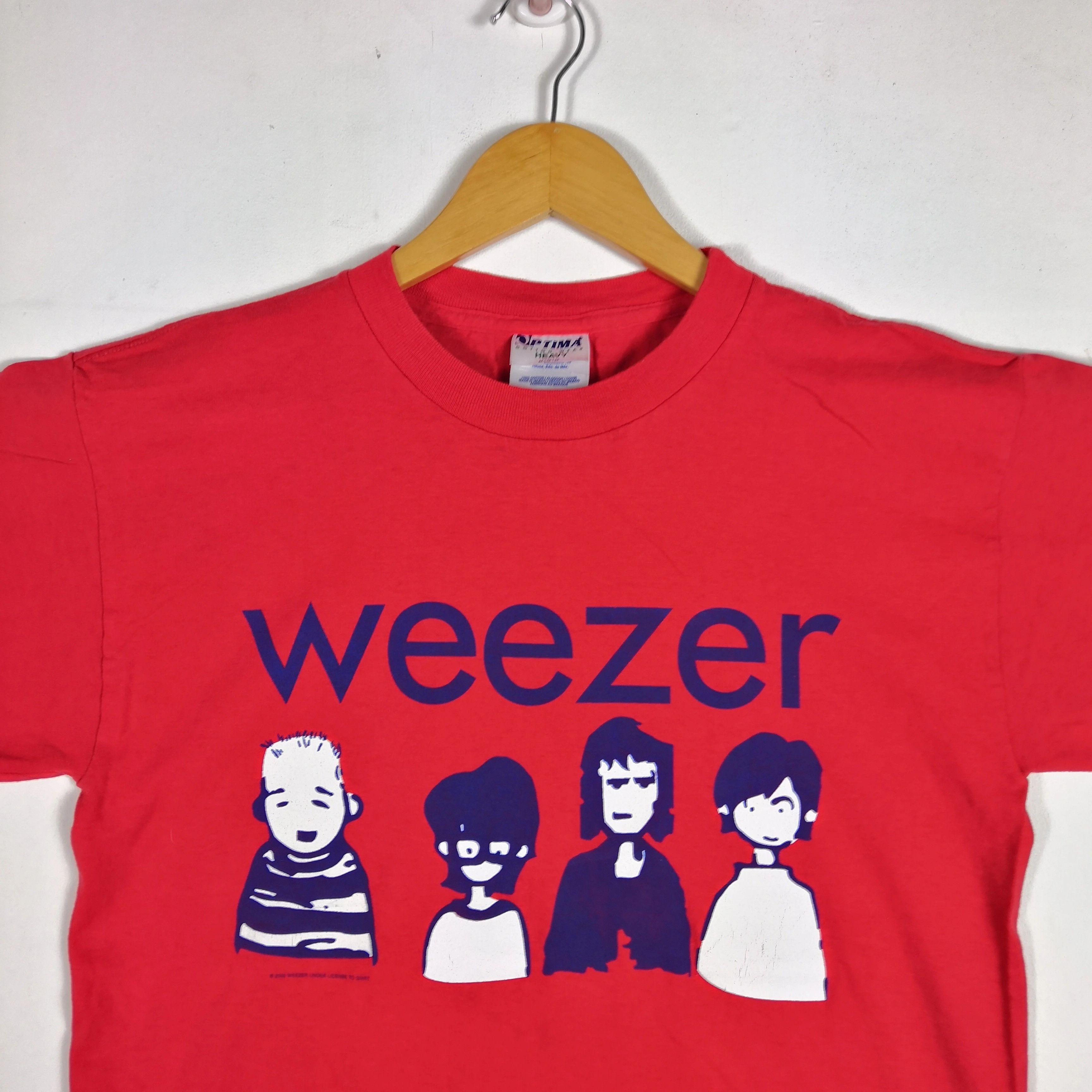 Band Tees Vintage 90s Weezer T-Shirt Band Tour Tee Size US M / EU 48-50 / 2 - 2 Thumbnail
