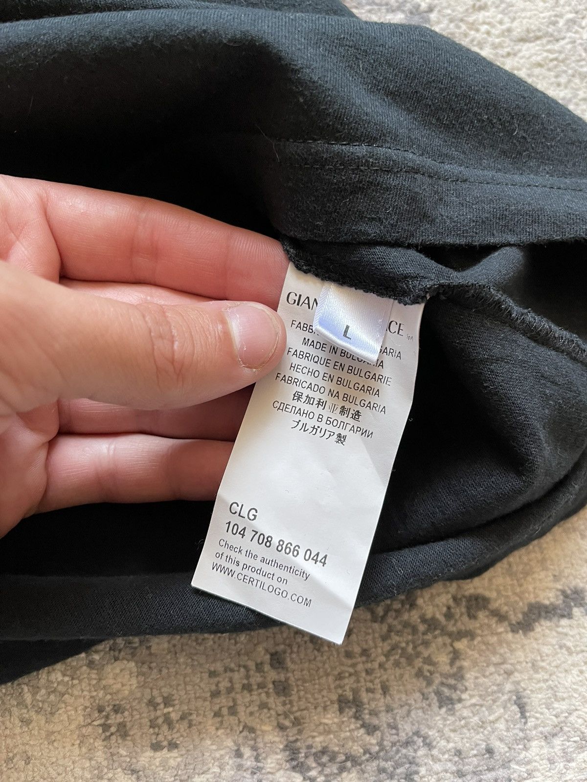 Versace Versace Collection T-Shirt black L Size US L / EU 52-54 / 3 - 4 Thumbnail