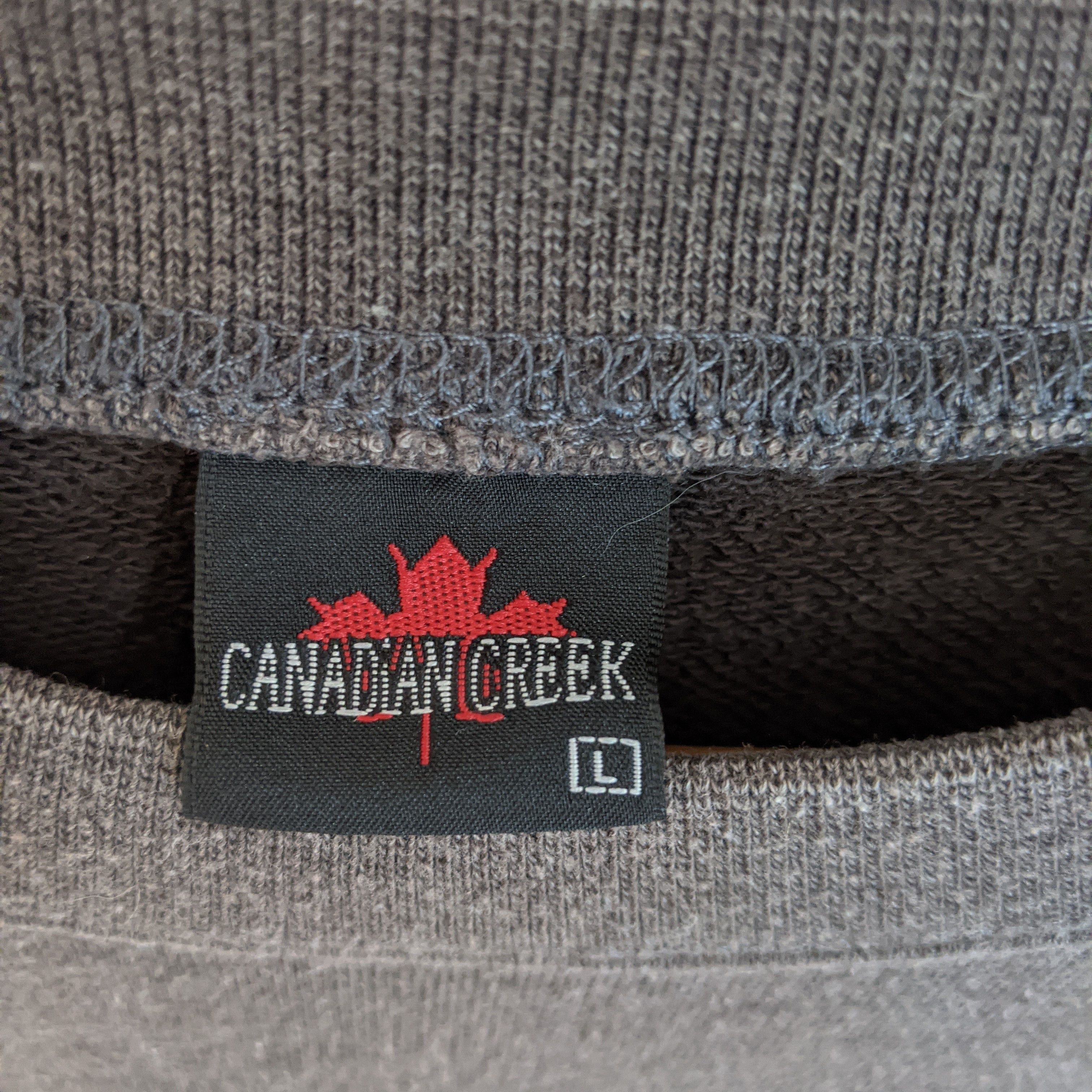 Japanese Brand Vintage 90's CANADIAN CREEK Sportswear Plain Sweatshirts Size US L / EU 52-54 / 3 - 9 Thumbnail