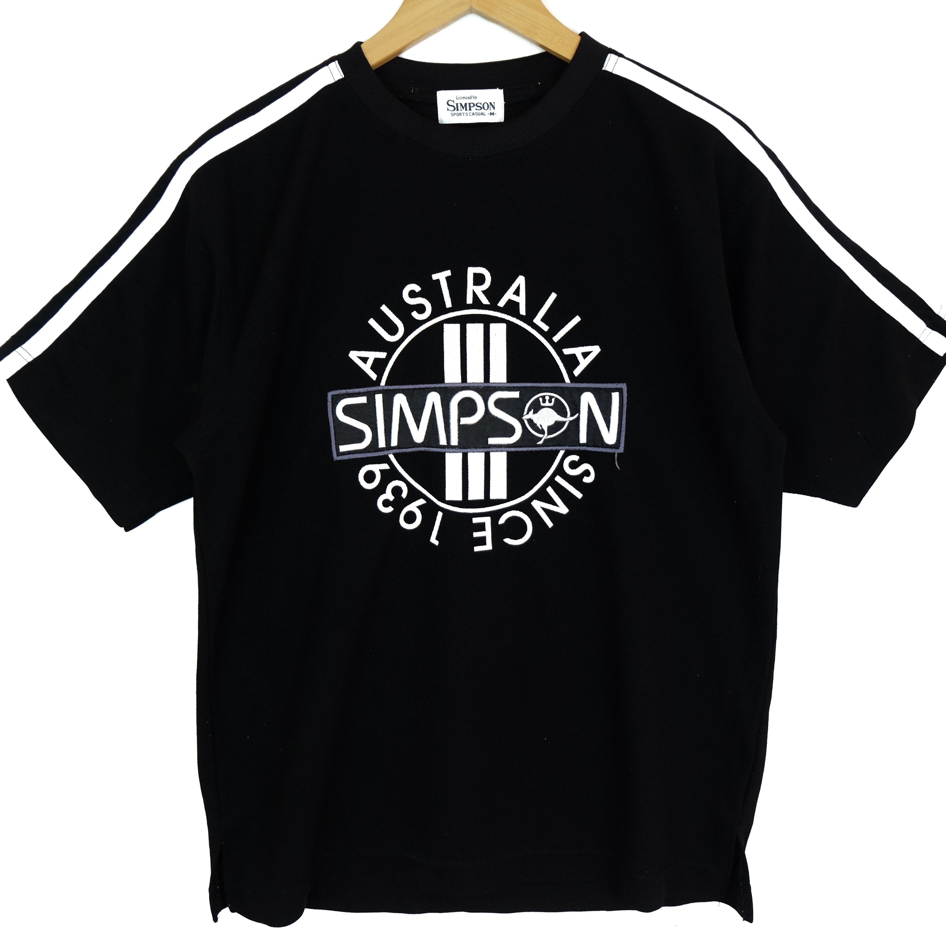 The Simpsons Vintage 90's SIMPSON Australia Big Logo T Shirt Size US M / EU 48-50 / 2 - 2 Thumbnail