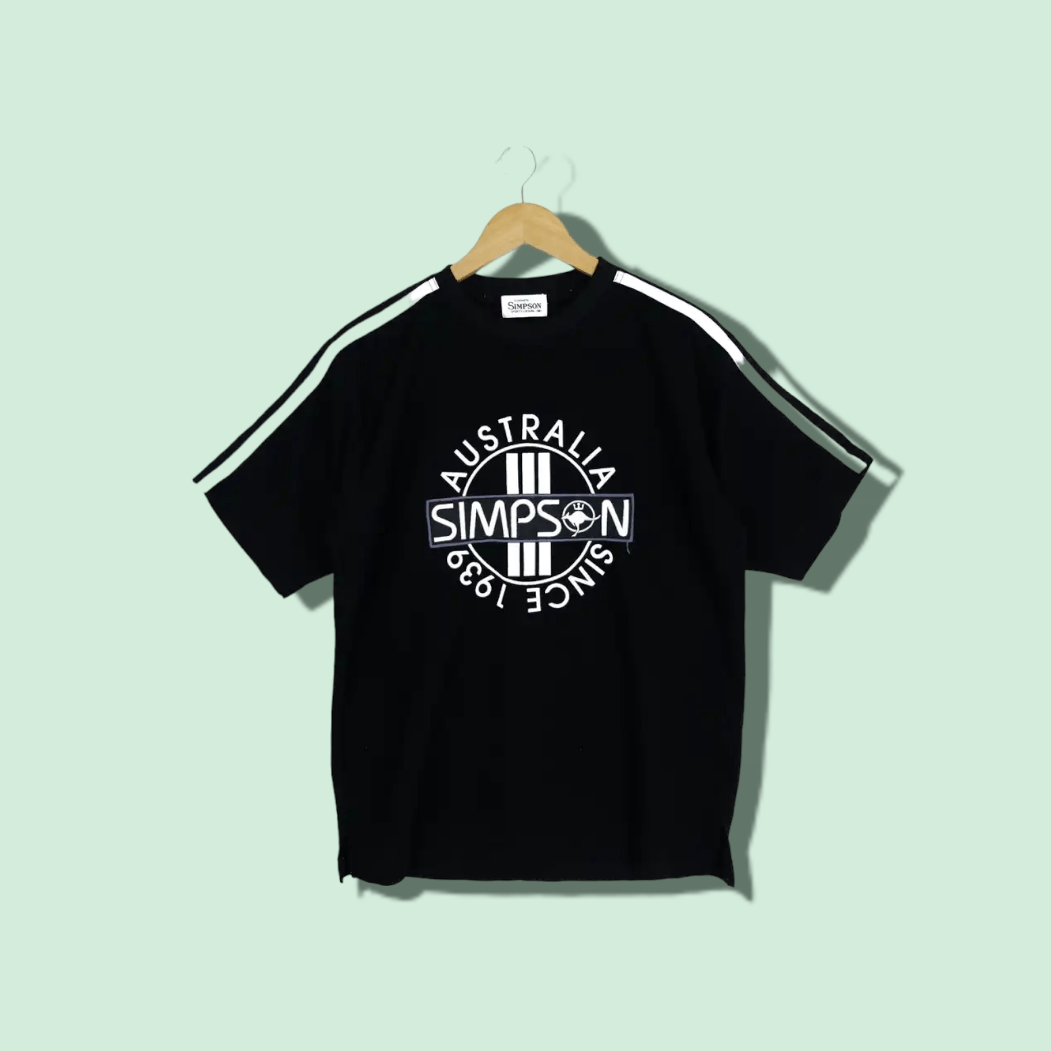 The Simpsons Vintage 90's SIMPSON Australia Big Logo T Shirt Size US M / EU 48-50 / 2 - 1 Thumbnail