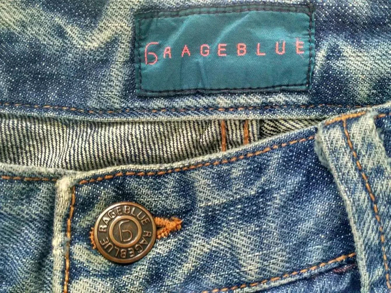 Japanese Brand RAGEBLUE Denim Pant Size US 32 / EU 48 - 5 Thumbnail