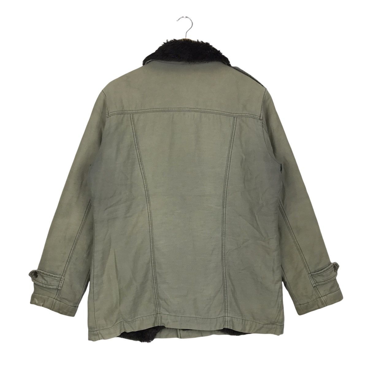 Vintage × Wrangler Vintage Faded Wrangler Wrange Coat Sherpa Jacket Size US L / EU 52-54 / 3 - 7 Thumbnail
